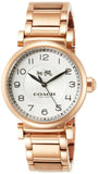 Buy Shop Coach Madison White Dial Rose Gold Steel Strap Watch for Women - 14502395 USA Online