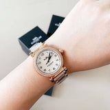 Buy Shop Coach Madison White Dial Rose Gold Steel Strap Watch for Women - 14502398 USA Online
