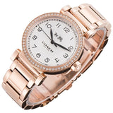 Buy Shop Coach Madison White Dial Rose Gold Steel Strap Watch for Women - 14502398 USA Online