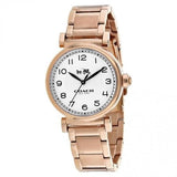 Buy Shop Coach Madison White Dial Rose Gold Steel Strap Watch for Women - 14502398 USA Online