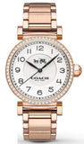 Buy Shop Coach Madison White Dial Rose Gold Steel Strap Watch for Women - 14502398 USA Online