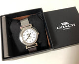 Buy Shop Coach Madison White Dial Silver Mesh Bracelet Watch for Women - 14502651 USA Online