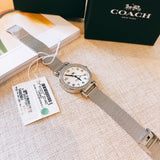 Buy Shop Coach Madison White Dial Silver Mesh Bracelet Watch for Women - 14502651 USA Online