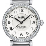 Buy Shop Coach Madison White Dial Silver Mesh Bracelet Watch for Women - 14502651 USA Online
