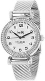 Buy Shop Coach Madison White Dial Silver Mesh Bracelet Watch for Women - 14502651 USA Online