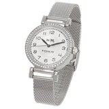 Buy Shop Coach Madison White Dial Silver Mesh Bracelet Watch for Women - 14502651 USA Online