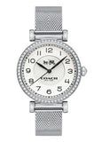 Buy Shop Coach Madison White Dial Silver Mesh Bracelet Watch for Women - 14502651 USA Online