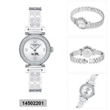 Buy Shop Coach Madison White Dial Silver Steel Strap Watch for Women - 14502201 USA Online