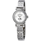 Buy Shop Coach Madison White Dial Silver Steel Strap Watch for Women - 14502201 USA Online