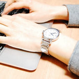 Buy Shop Coach Madison White Dial Silver Steel Strap Watch for Women - 14502394 USA Online