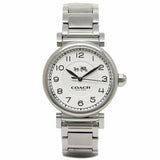 Buy Shop Coach Madison White Dial Silver Steel Strap Watch for Women - 14502394 USA Online