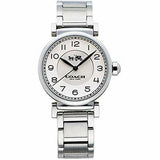 Buy Shop Coach Madison White Dial Silver Steel Strap Watch for Women - 14502394 USA Online