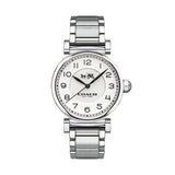 Buy Shop Coach Madison White Dial Silver Steel Strap Watch for Women - 14502394 USA Online