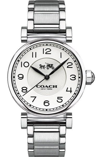 Buy Shop Coach Madison White Dial Silver Steel Strap Watch for Women - 14502394 USA Online