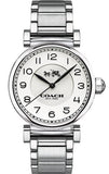 Buy Shop Coach Madison White Dial Silver Steel Strap Watch for Women - 14502394 USA Online