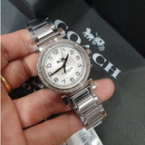 Buy Shop Coach Madison White Dial Silver Steel Strap Watch for Women - 14502396 USA Online