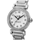 Buy Shop Coach Madison White Dial Silver Steel Strap Watch for Women - 14502396 USA Online