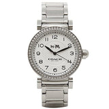 Buy Shop Coach Madison White Dial Silver Steel Strap Watch for Women - 14502396 USA Online