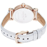 Buy Shop Coach Madison White Dial White Leather Strap Watch for Women - 14502401 USA Online