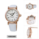 Buy Shop Coach Madison White Dial White Leather Strap Watch for Women - 14502408 USA Online