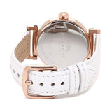 Buy Shop Coach Madison White Dial White Leather Strap Watch for Women - 14502408 USA Online