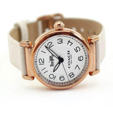 Buy Shop Coach Madison White Dial White Leather Strap Watch for Women - 14502408 USA Online