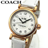 Buy Shop Coach Madison White Dial White Leather Strap Watch for Women - 14502408 USA Online