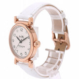 Buy Shop Coach Madison White Dial White Leather Strap Watch for Women - 14502408 USA Online