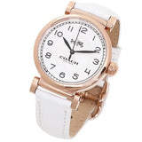 Buy Shop Coach Madison White Dial White Leather Strap Watch for Women - 14502408 USA Online