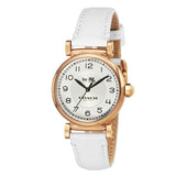 Buy Shop Coach Madison White Dial White Leather Strap Watch for Women - 14502408 USA Online
