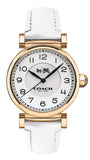 Buy Shop Coach Madison White Dial White Leather Strap Watch for Women - 14502408 USA Online