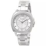 Buy Shop Coach Mini Boyfriend Diamonds Silver Dial Silver Steel Strap Watch for Women - 14501699 USA Online