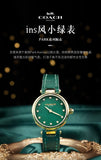 Buy Shop Coach Park Analog Green Dial Green Leather Strap Watch for Women - 14503534 USA Online