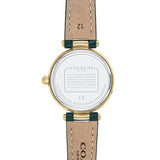 Buy Shop Coach Park Analog Green Dial Green Leather Strap Watch for Women - 14503534 USA Online
