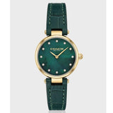 Buy Shop Coach Park Analog Green Dial Green Leather Strap Watch for Women - 14503534 USA Online