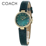 Buy Shop Coach Park Analog Green Dial Green Leather Strap Watch for Women - 14503534 USA Online