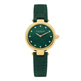 Buy Shop Coach Park Analog Green Dial Green Leather Strap Watch for Women - 14503534 USA Online