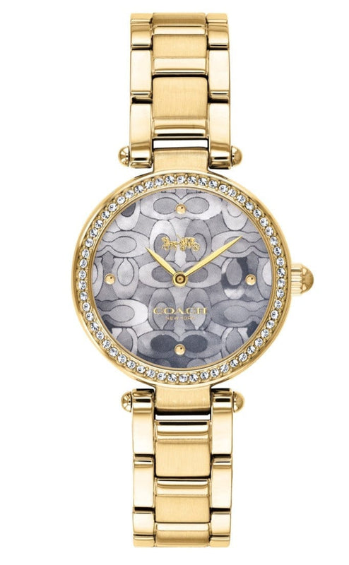 Buy Shop Coach Park Blue Dial Gold Steel Strap Watch for Women - 14503225 USA Online