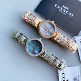 Buy Shop Coach Park Crystal Dial Rose Gold Steel Strap Watch for Women - 14503226 USA Online