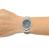 Buy Shop Coach Park Mother of Pearl Blue Dial Silver Steel Strap Watch for Women - 14503224 USA Online