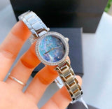 Buy Shop Coach Park Mother of Pearl Blue Dial Silver Steel Strap Watch for Women - 14503224 USA Online