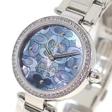 Buy Shop Coach Park Mother of Pearl Blue Dial Silver Steel Strap Watch for Women - 14503224 USA Online