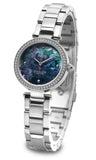 Buy Shop Coach Park Mother of Pearl Blue Dial Silver Steel Strap Watch for Women - 14503224 USA Online