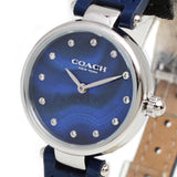 Buy Shop Coach Park Navy Blue Dial Navy Blue Leather Strap Watch for Women - 14503535 USA Online