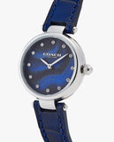 Buy Shop Coach Park Navy Blue Dial Navy Blue Leather Strap Watch for Women - 14503535 USA Online