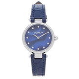 Buy Shop Coach Park Navy Blue Dial Navy Blue Leather Strap Watch for Women - 14503535 USA Online
