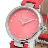 Buy Shop Coach Park Pink Dial Pink Leather Strap Watch for Women - 14503536 USA Online