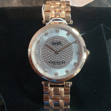 Buy Shop Coach Park Silver Dial Rose Gold Steel Strap Watch for Women - 14503735 USA Online