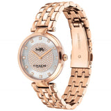 Buy Shop Coach Park Silver Dial Rose Gold Steel Strap Watch for Women - 14503735 USA Online