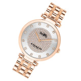 Buy Shop Coach Park Silver Dial Rose Gold Steel Strap Watch for Women - 14503735 USA Online